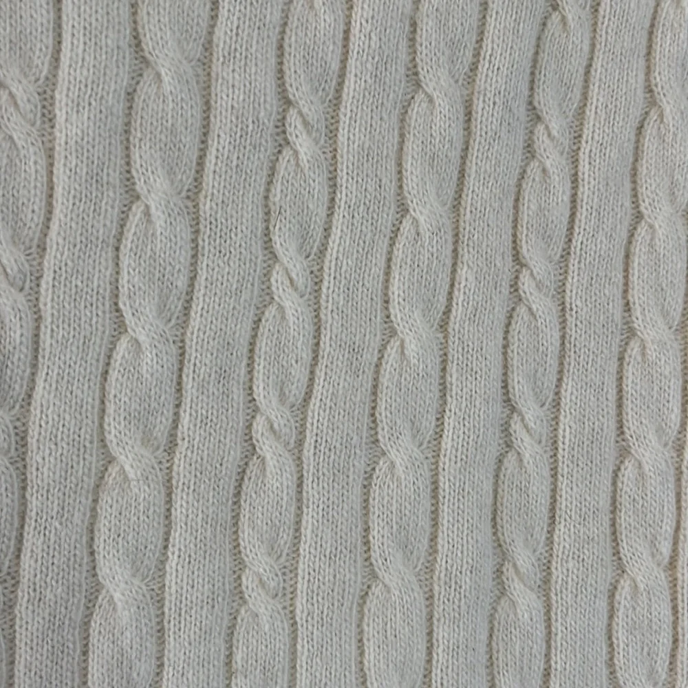 J.Crew. M. Cream cable sweater.